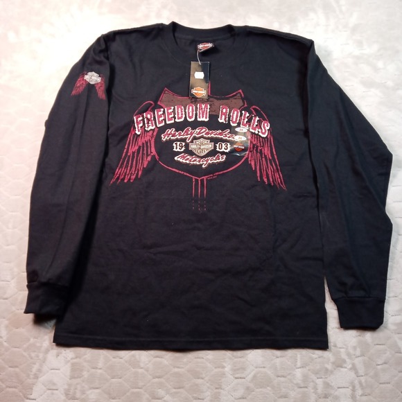 Harley-Davidson Other - 2007 Harley Davidson Freedom Rolls Long Sleeve Shirt Sz Med New NWT Ontario CA